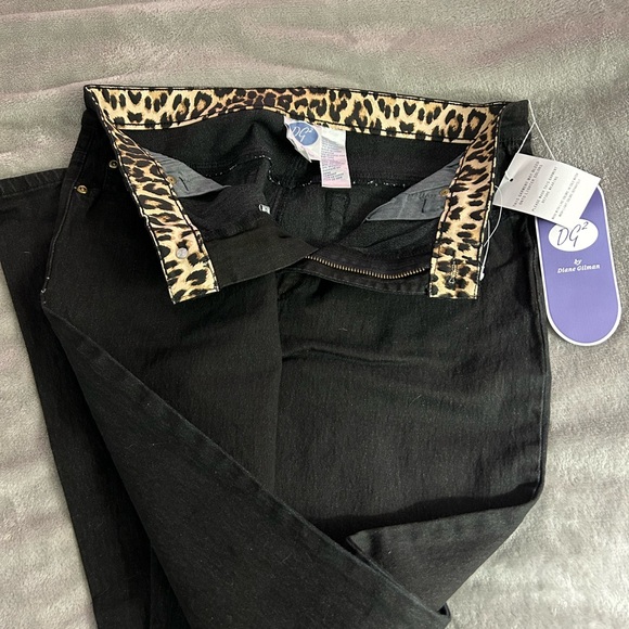 Vintage Black DG2 Jeans From Diane Gilman New With Tags, SZ 10, NWT - Picture 4 of 10